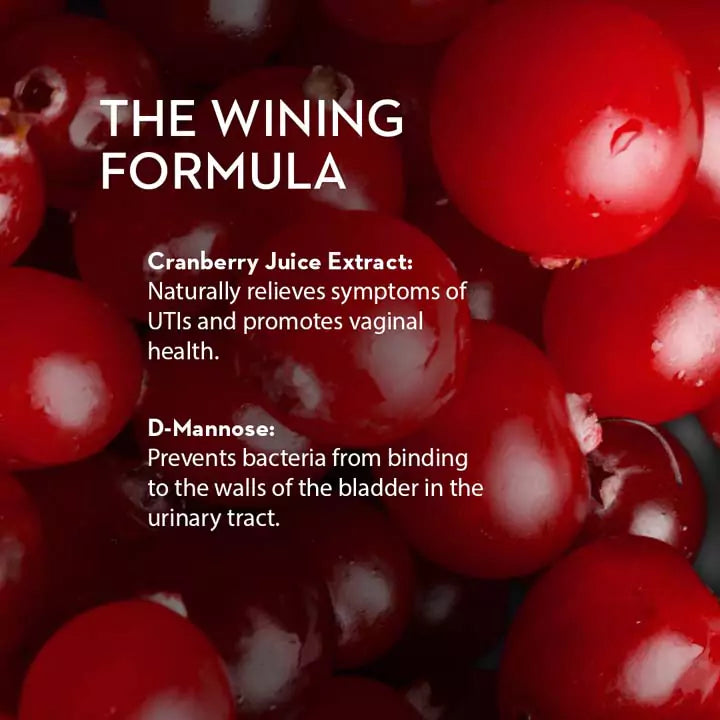 d-mannose cranberry juice extracts formula