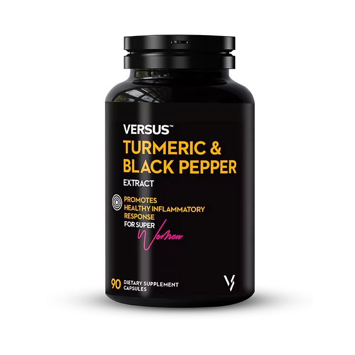 black pepper powder and turmeric curcumin supplement ()